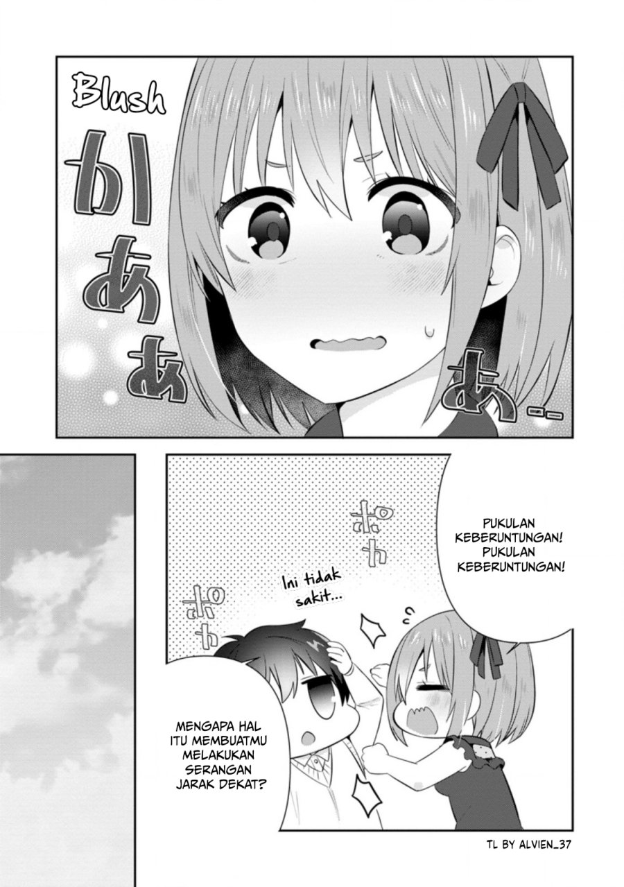 The Cute Girl Sitting Next to Me Is Trying to Make Me Fall in Love With Her as a Way to Ridicule Me Chapter 18 Bahasa Indonesia